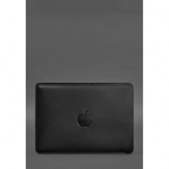Кожаный чехол для MacBook Pro 15''-16''(2020) Черный