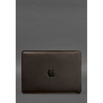 Чехол BlankNote Орех для MacBook Pro 15-16'' натуральная кожа crazy horse тёмно-коричневый BN-GC-8-o