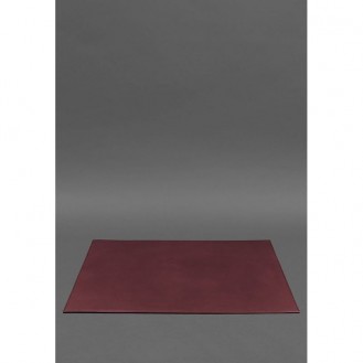 Накладка на стол руководителя - бювар BlankNote 1.0 Виноград натуральная кожа crust бордовая BN-BV-1-vin