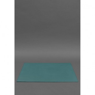 Накладка на стол руководителя - бювар BlankNote 1.0 Малахит натуральная кожа crust тёмно-зелёная BN-BV-1-malachite