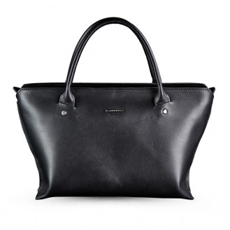 Женская сумка BlankNote Midi Графит натуральная кожа чёрная BN-BAG-24-g
