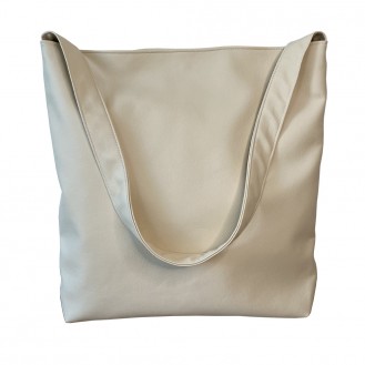 Женская сумка шоппер Nomen.no Handmade искусственная кожа бежевая S2706IV