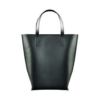 Женская сумка шоппер BlankNote D.D. Графит натуральная кожа чёрная BN-BAG-17-g