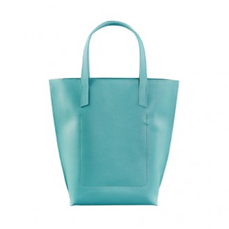Женская сумка шоппер BlankNote D.D. Тиффани натуральная кожа голубая BN-BAG-17-tiffany