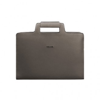 Женская сумка для ноутбука и документов BlankNote Мокко натуральная кожа crust тёмно-бежевая BN-BAG-36-beige
