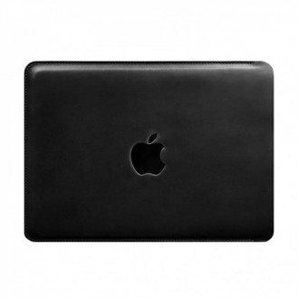 Чехол BlankNote Графит для MacBook Pro 13'' натуральная кожа crazy horse чёрный BN-GC-7-g-kr