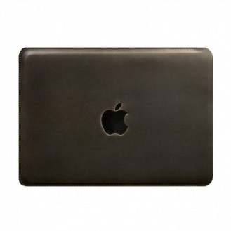 Чехол BlankNote Орех для MacBook Pro 13'' натуральная кожа crazy horse тёмно-коричневый BN-GC-7-o