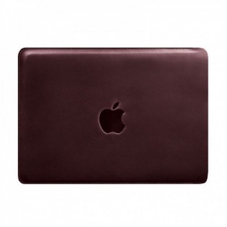 Чехол BlankNote Виноград для MacBook Pro 13'' натуральная кожа crazy horse бордовый BN-GC-7-vin-kr