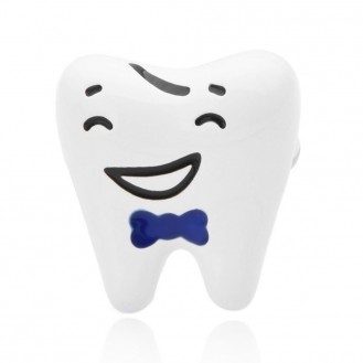 Брошь мужская BROCHE бижутерия Медицина Зуб подарок Стоматологу BRSF111765
