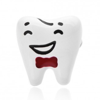 Брошь мужская BROCHE бижутерия Медицина Зуб подарок Стоматологу BRSF111764