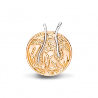 Брошь-значок унисекс BROCHE бижутерия Медицина Кожа золотистая BRGV112968