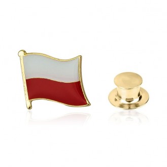 Брошь-значок унисекс BROCHE бижутерия Флаг Польши BRGV112976