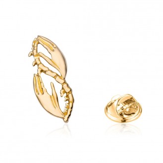 Брошь-значок унисекс BROCHE бижутерия Медицина Массаж золотистая BRGV113502