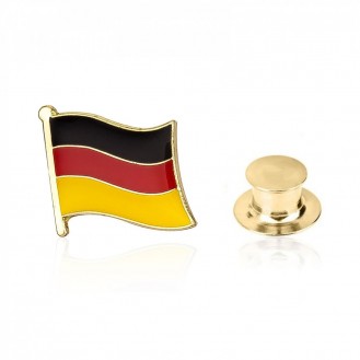 Брошь-значок унисекс BROCHE бижутерия Флаг Германии BRGV113662