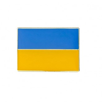 Брошь-значок унисекс BROCHE бижутерия Флаг Украины BRGV113940