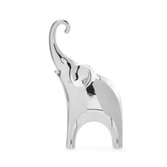 Брошь из стали BROCHE бижутерия Животные Слоник на счастье серебристая BRBF114003