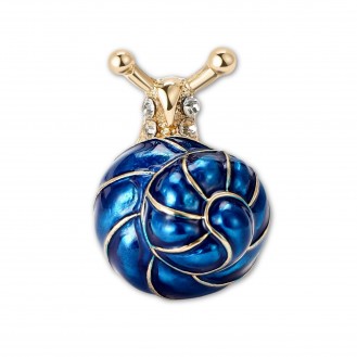 Брошь BROCHE бижутерия Животные Улитка синяя BRBF114298