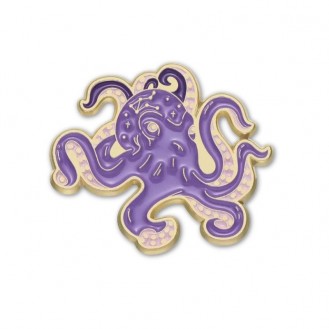 Значок (пин) BROCHE брошь бижутерия Осьминог BRGV114314
