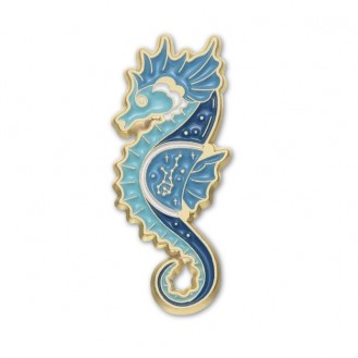 Значок (пин) BROCHE брошь бижутерия Морской Конёк BRGV114315