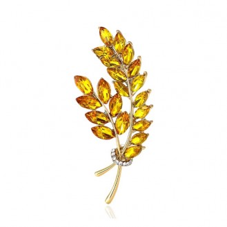 Брошь BROCHE бижутерия Колоски Надежды золотистая BRBF114466