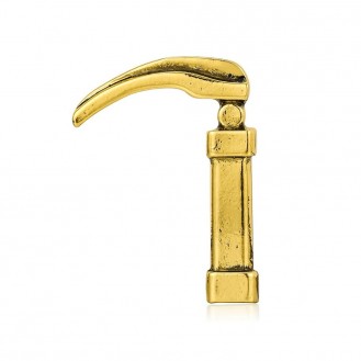 Значок (пин) BROCHE брошь бижутерия Медицина Ларингоскоп золотистый BRGV114635