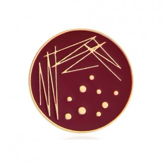 Значок (пин) BROCHE брошь бижутерия Медицина Чашка Петри и микромир BRGV114727