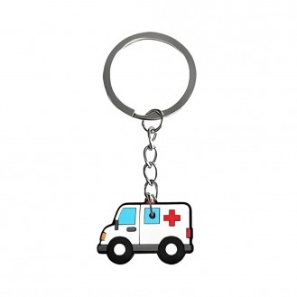 Брелок для ключей BROCHE бижутерия Медицина Автомобиль скорой помощи BLO20250860
