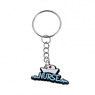 Брелок для ключей BROCHE бижутерия Медицина Надпись Nurse (Медсестра) BLO20250866