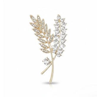 Брошь BROCHE бижутерия Колоски золотистая BRBF115325