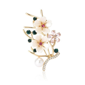 Брошь BROCHE бижутерия Цветы Сакуры розовая BRBF115287