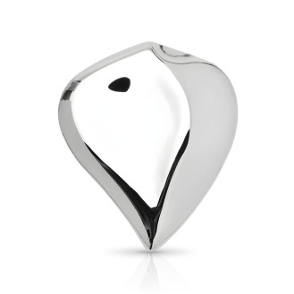 Брошь из стали BROCHE бижутерия Модерн Точка опоры серебристая BRBF115385