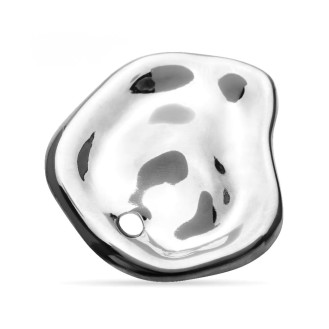 Брошь BROCHE Модерн Марракеш из стали серебристая BRBF115516