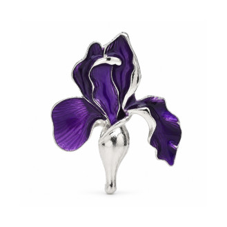 Брошь BROCHE Цветок Ирис фиолетовый BRBF115530