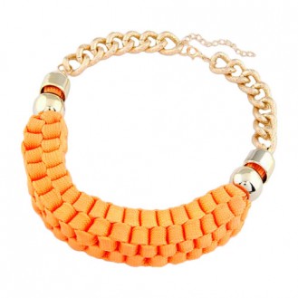 Ожерелье Нереус P002512 оранжевое