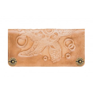 Кожаный кошелёк Gato Negro Turtle GN156 Ivory