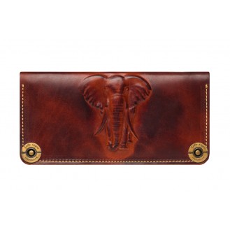 Кожаный кошелёк Gato Negro Elephant GN183 коричневый