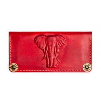 Кожаный кошелёк Gato Negro Elephant GN170 красный
