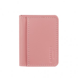 Обложка для ID-паспорта и водительских прав BlankNote 4.0 (с окошком) Персик натуральная кожа розовая BN-KK-4-pink-peach