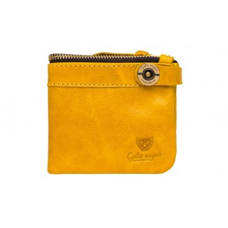 Кожаный кошелёк Gato Negro Espacio GN188 Yellow