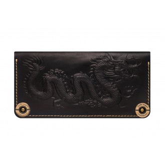 Кожаный кошелёк Gato Negro Dragon GN209 Black