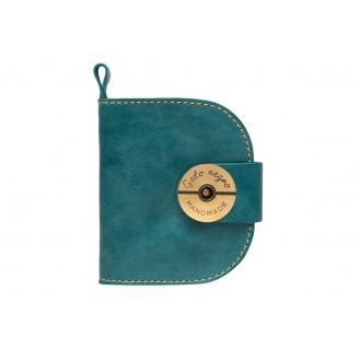 Кожаный кошелёк Gato Negro Domic GN194 Turquoise