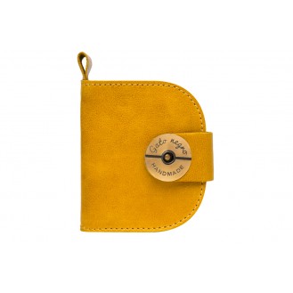 Кожаный кошелёк Gato Negro Domic GN196 Yellow