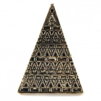 Кольцо Пирамида под бронзу