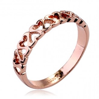 Женское кольцо VELI бижутерия с сердечками Констанца Буонарелли 656580