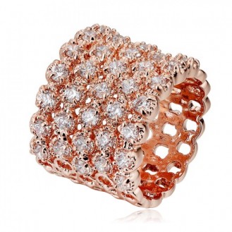 Женское кольцо VELI бижутерия с белыми кристаллами Баттиста Риччоли 408141