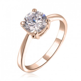 Женское кольцо VELI бижутерия с белым камнем Коста-Рика 389458