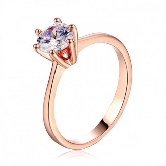 Женское кольцо VELI бижутерия с белым камнем Интригующее предложение 361166