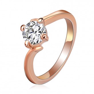 Женское кольцо VELI бижутерия с белым кристаллом Morey 361162
