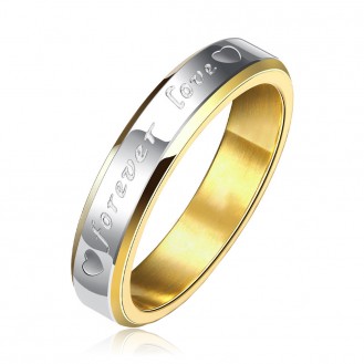 Женское кольцо VELI бижутерия с гравировкой Forever Love 157468