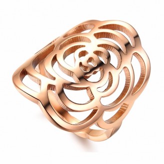 Женское кольцо VELI бижутерия без вставок Роза ветров 168070